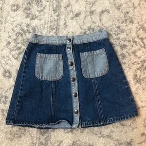 urban outfitters bdg denim skirt